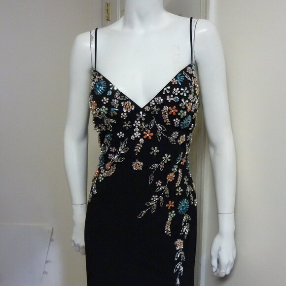 Mac Duggal 42006 Long Formal Beaded Prom Maxi Dress - Picture 5 of 9